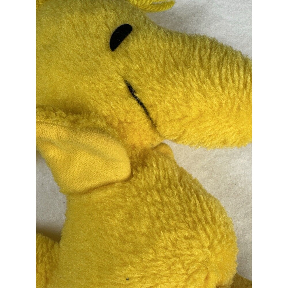 Vintage Knickerbocker Peanuts Woodstock Plush Stuffed Toy Yellow 1972 7 Inch‎ - Picture 8 of 9